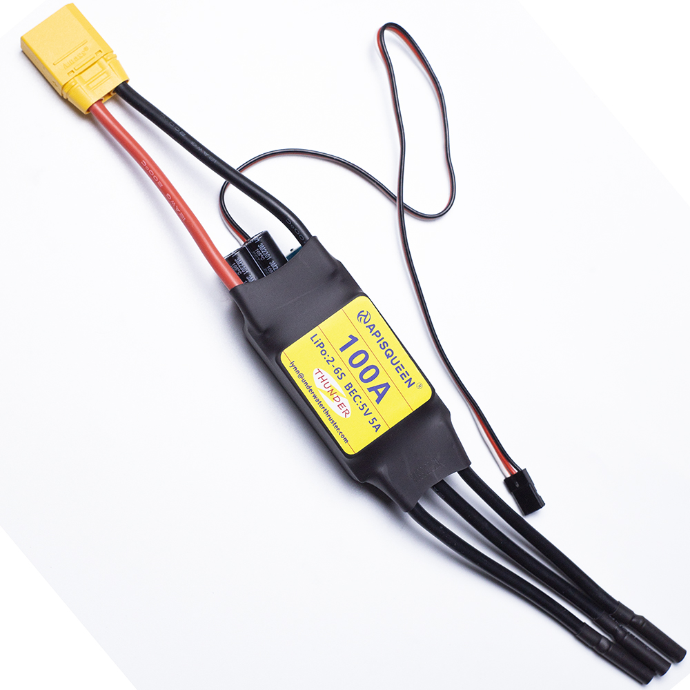 Rc Boat Brushless Motor - ApisQueen Unterwasser 100A Brushless ESC 2-6S