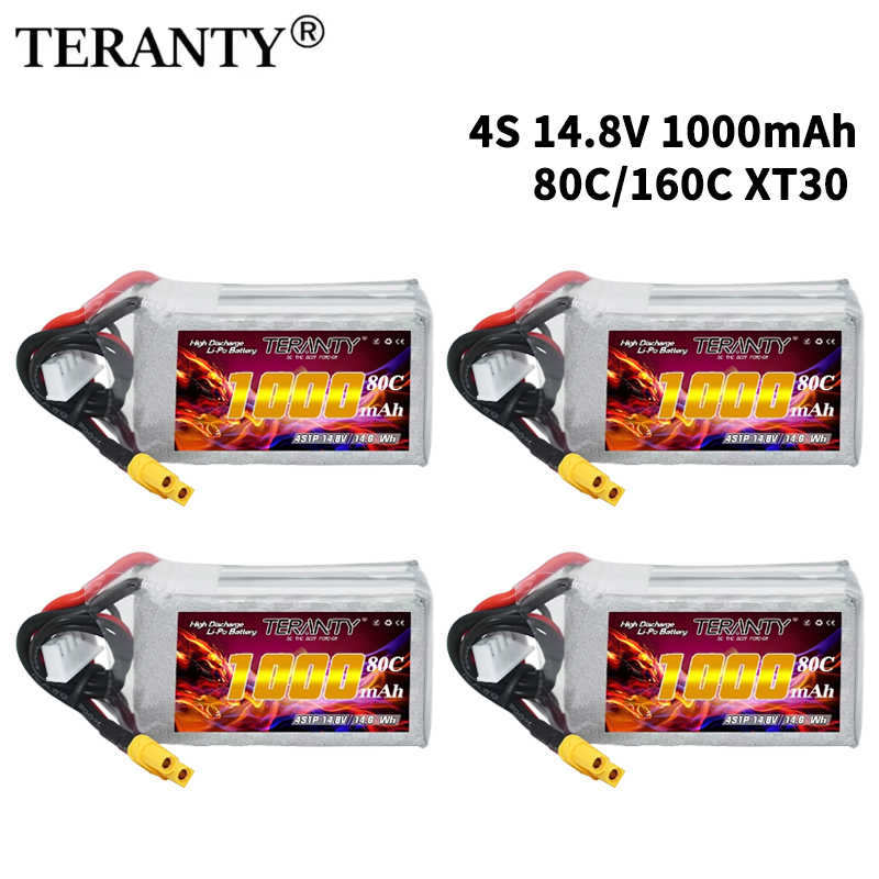 Drone Rcs - TERANTY 4S 1000mAh 14,8V 80C/160C Lipo-Akku