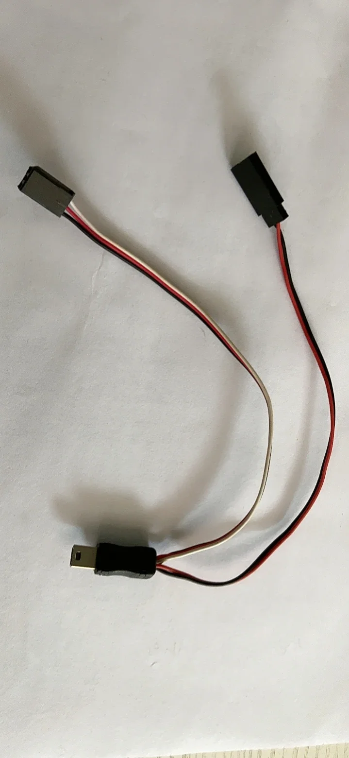 Rc Car Servo - FPV AV Mini-USB-Ausgangskabel Netzteil (JR Futaba