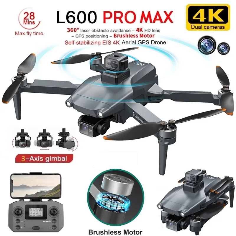 Drone Kf Rc - L600 PRO MAX GPS Drone Professionelle