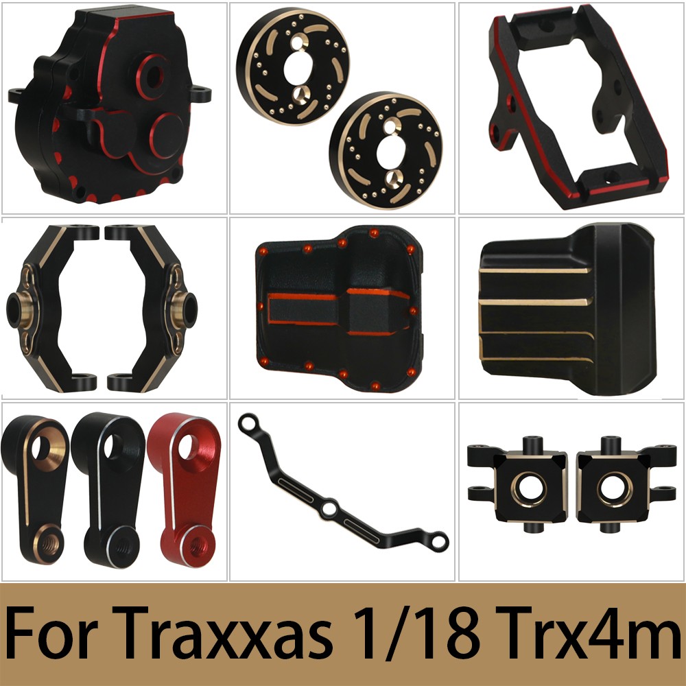 Drone Reaper Rc - Servoarm/Lenkbecher/Sitz/Achsendeckel/Chassis/Servohalterung/Gegengewicht für 1/18 Traxxas Trx4m Bronco