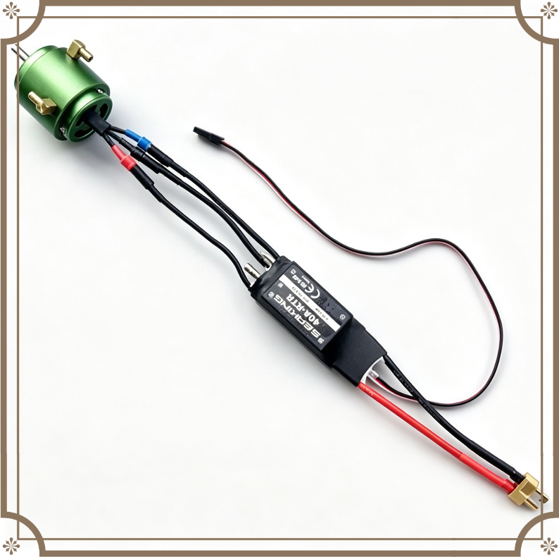 Rc Boat Brushless Motor - 2835 Hochgeschwindigkeits-Brushless-Motor 3300KV 4,0mm Schaft Hochleistungs-Brushless-Motor