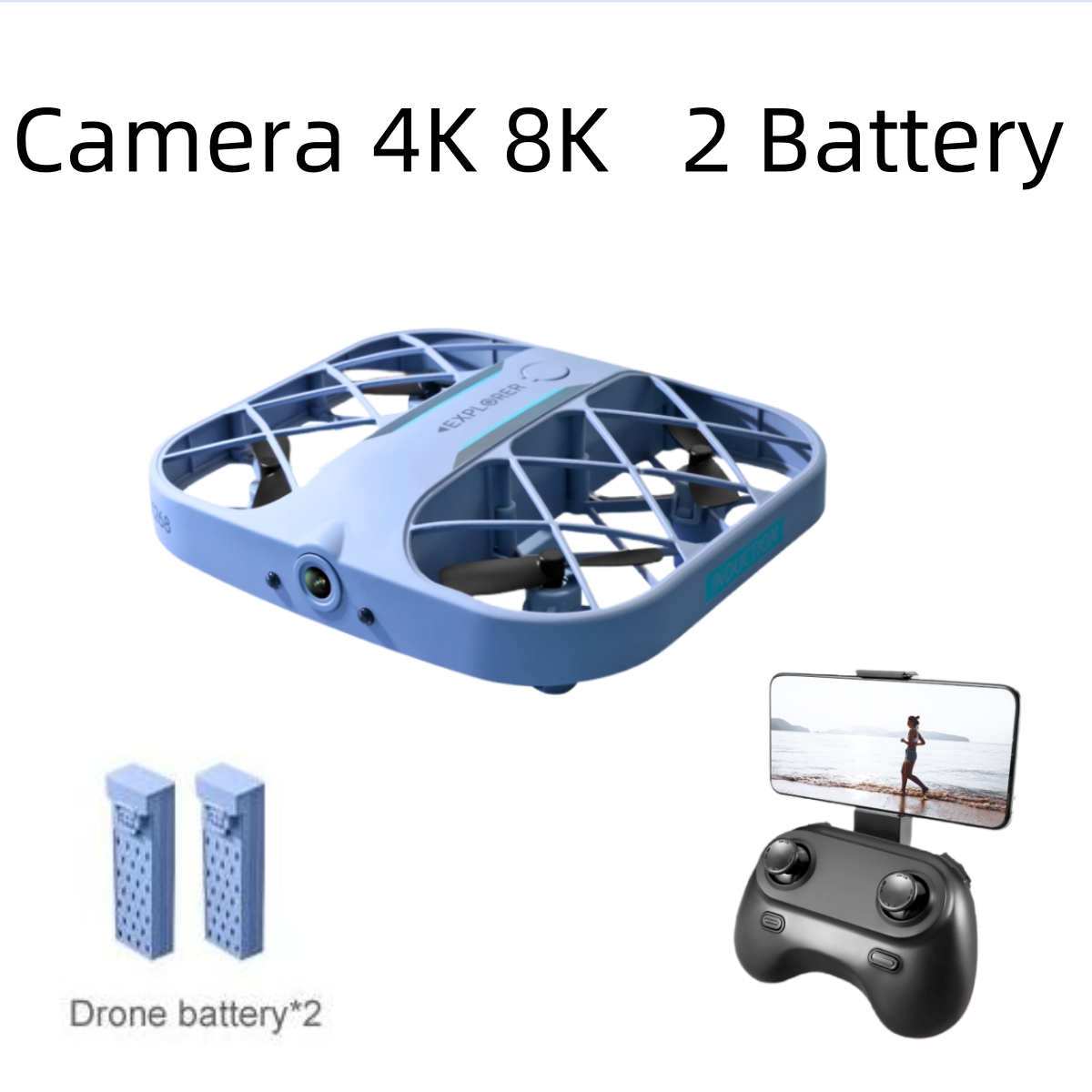 Drone Kf Rc - JJRC H107 FPV RC-Drohne mit 2