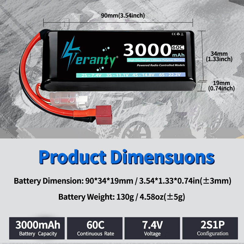 TERANTY 2S 3000mAh Lipo-Akku 7 – Drone Rcs Bewertung und Preis