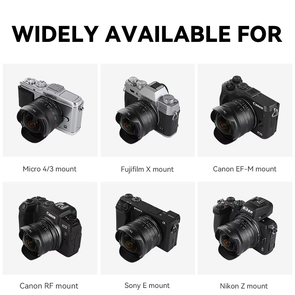 7artisans 7,5mm F2.8 II APS-C  – Canon Camera Eos M50 Mark Ii Bewertung und Preis