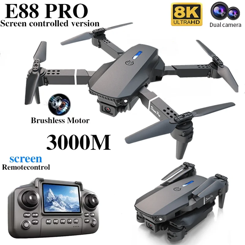 Professionelle E88 PRO Drohne  – Drone Kf Rc Bewertung und Preis