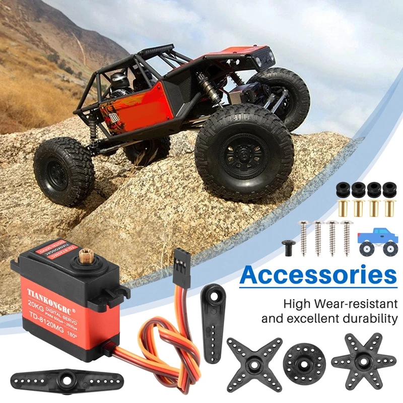 TD-8120MG wasserdichtes Metall – Rc Car Servo Bewertung und Preis