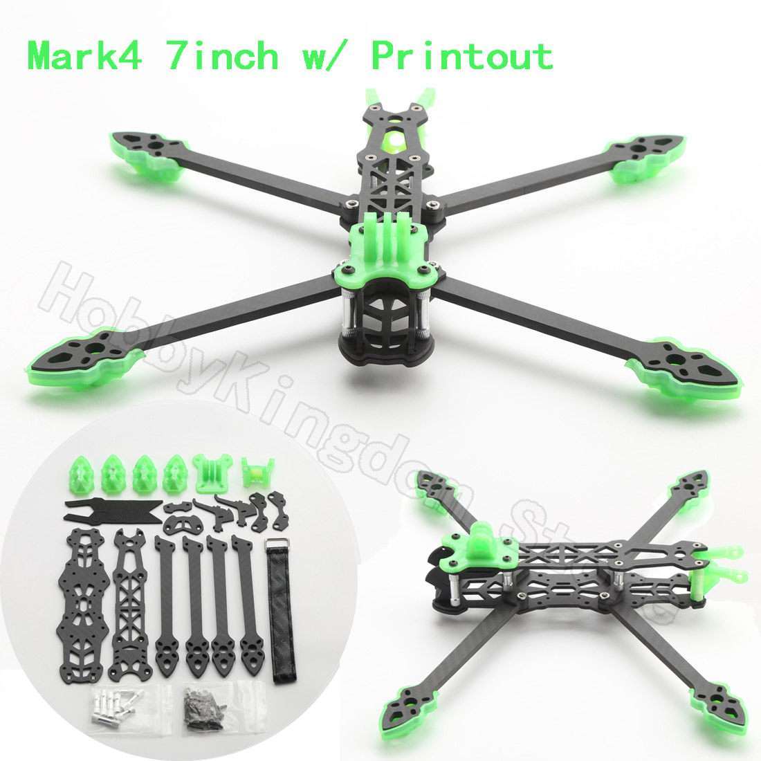 Mark4 7 zoll fpv drone rahmen  – Carbon Fiber Drone Arm Bewertung und Preis