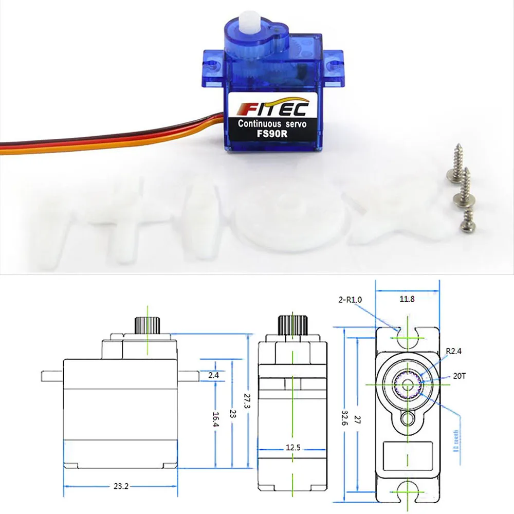 Feetech Mini FS90R Micro Servo – Rc Car Servo Bewertung und Preis
