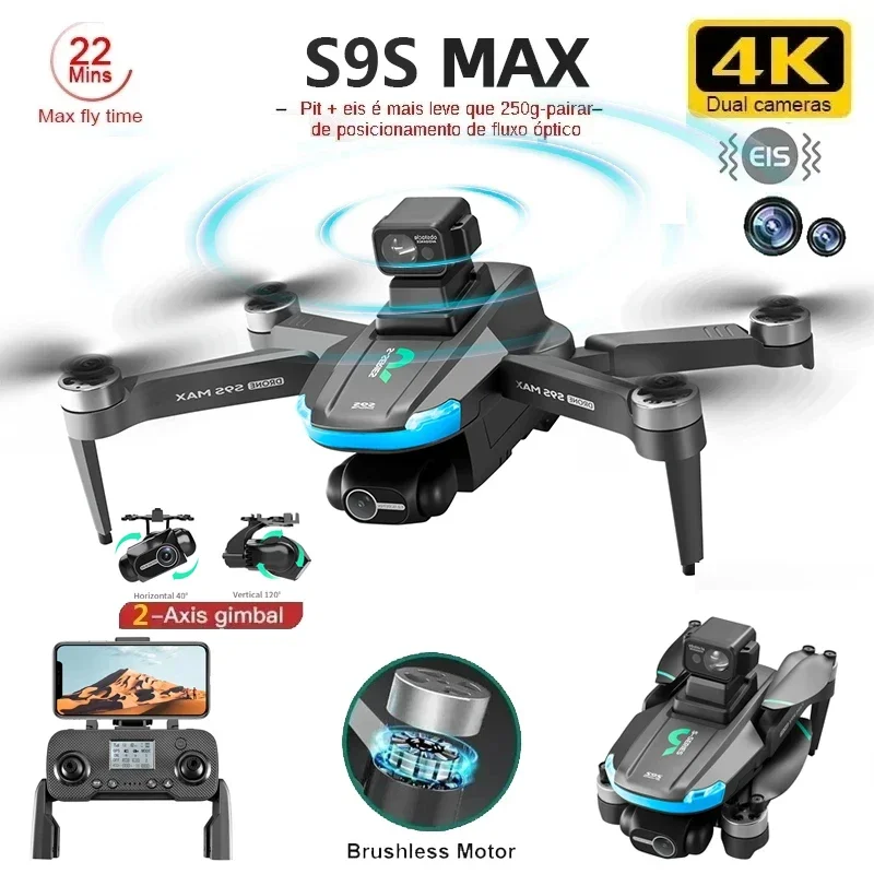 NEUE S9S MAX MINI Drone 4K 2-A – Drone Gps Rc Tt36 Bewertung und Preis