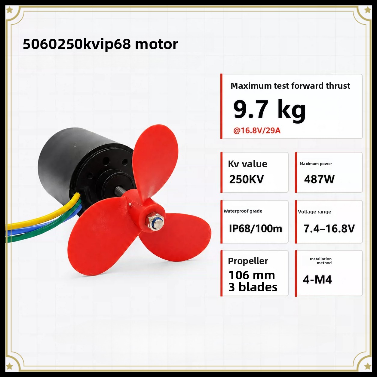A5060 Wasserdichter bürstenlos – Rc Boat Brushless Motor Bewertung und Preis