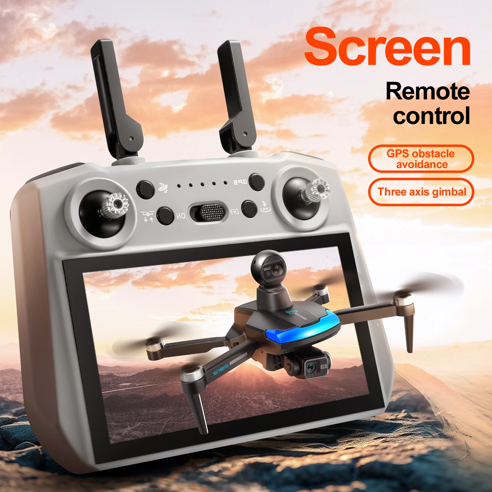 S185 Professionelle Drohne 2,7 – Drone Gps Rc Tt36 Bewertung und Preis