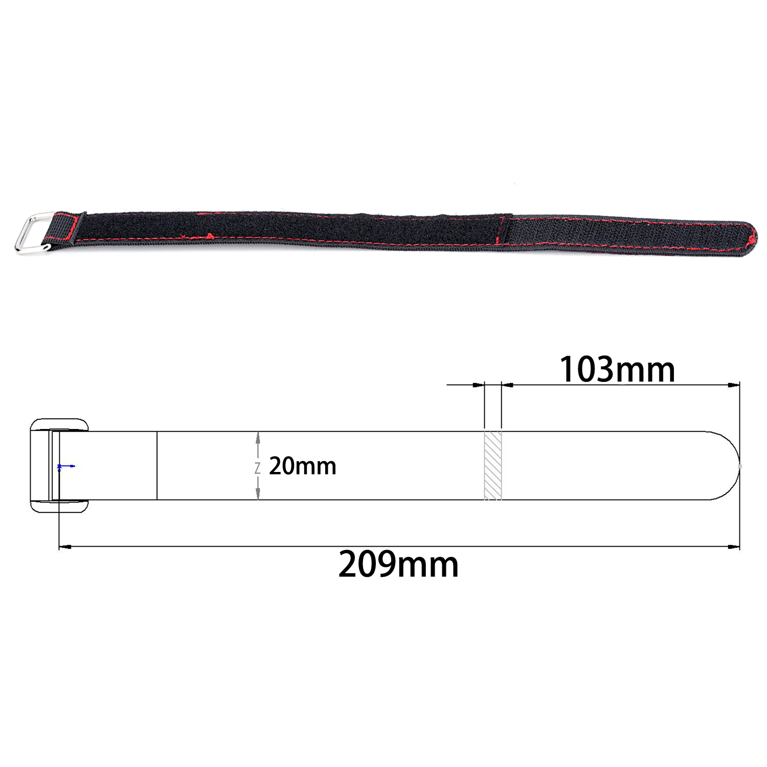 TCRC 2 Stück 20x300MM Kevlar-G – Drone Rc Belt Bewertung und Preis