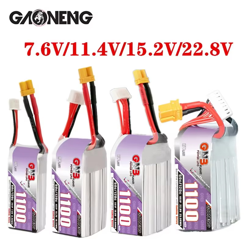 GNB 1100 mAh 2S 3S 4S 6S 60C/1 – Drone Rcs Bewertung und Preis