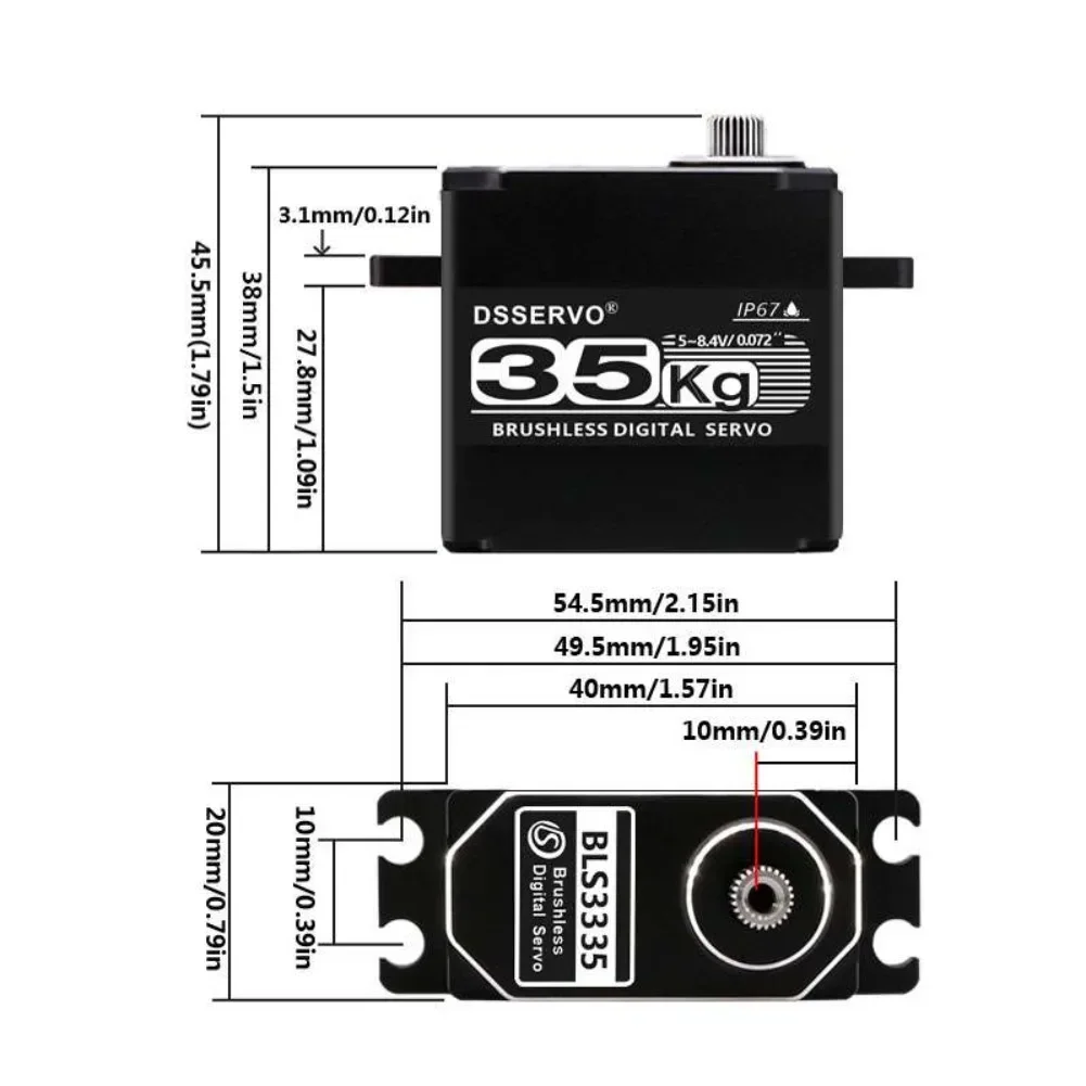 35 kg BLS3335 Digitaler Servom – Rc Car Servo Bewertung und Preis