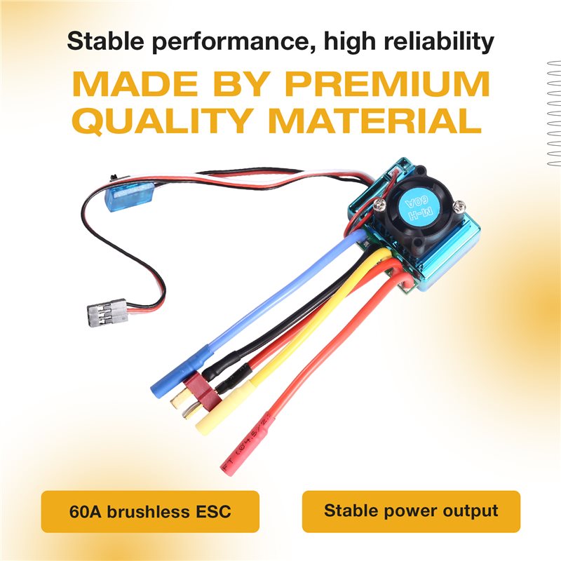 MACH-60A Bürstenloser ESC-Gesc – Rc Boat Brushless Motor Bewertung und Preis