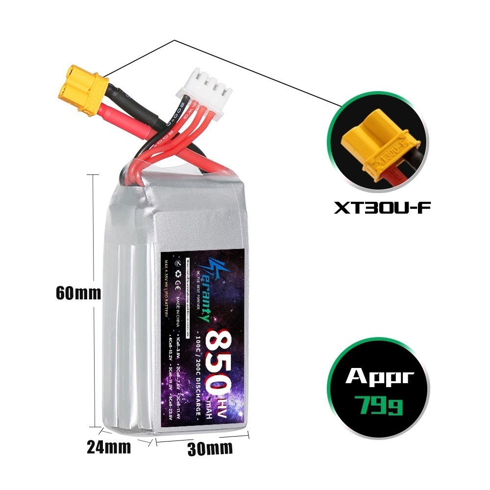 1/2/3PCS TERANTY 3S 11,4 V Lip – Drone Rcs Bewertung und Preis